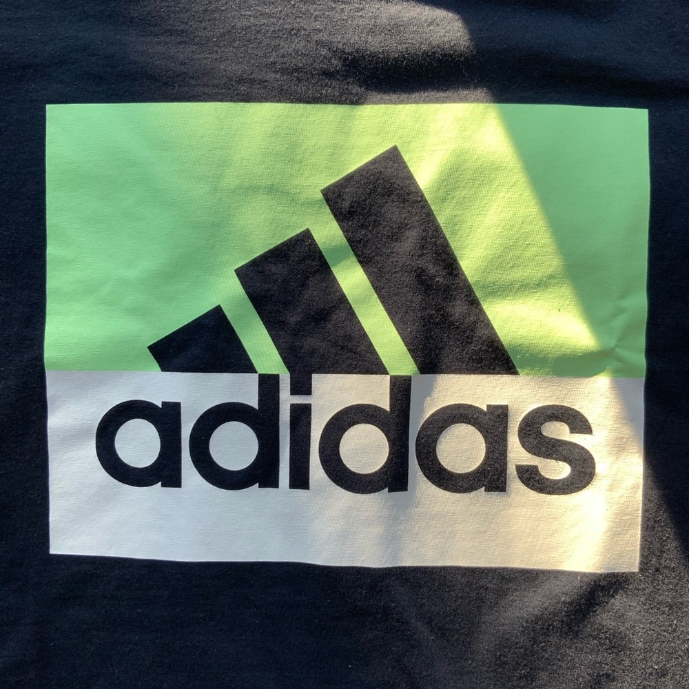 Adidas Badge of Sport Moto Block Tee Size S - Picture 3 of 6